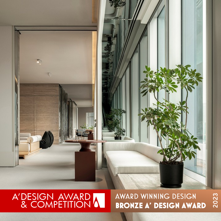 Daya Global Headquarters Office Interior Design by Calvin Chen - Hezi Design Bronze Interior Space and Exhibition Design Award Winner 2023 