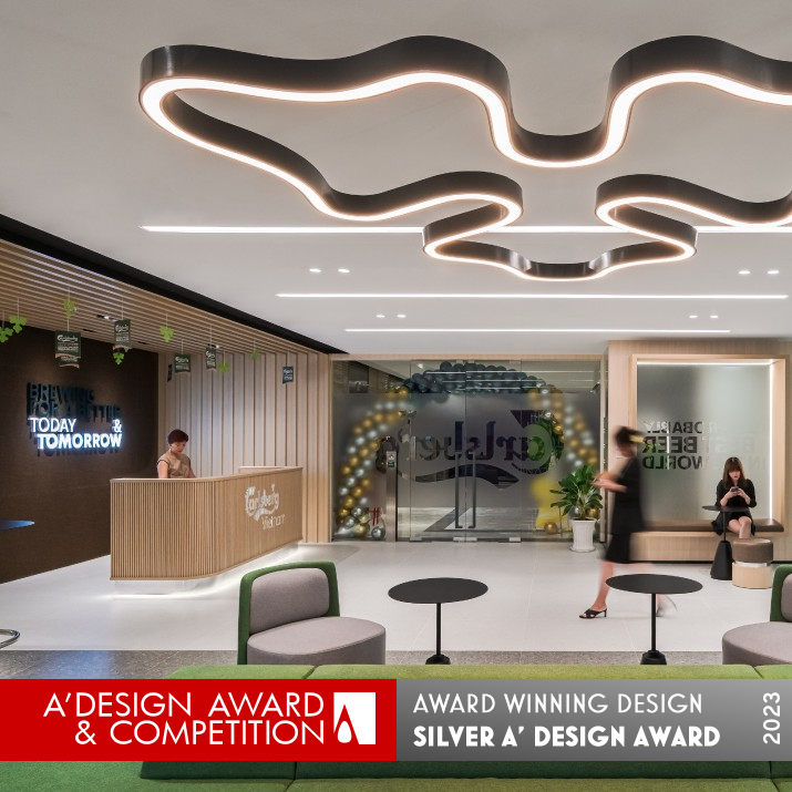 Carlsberg Interior Design Office by ADP Group Silver Interior Space and Exhibition Design Award Winner 2023 
