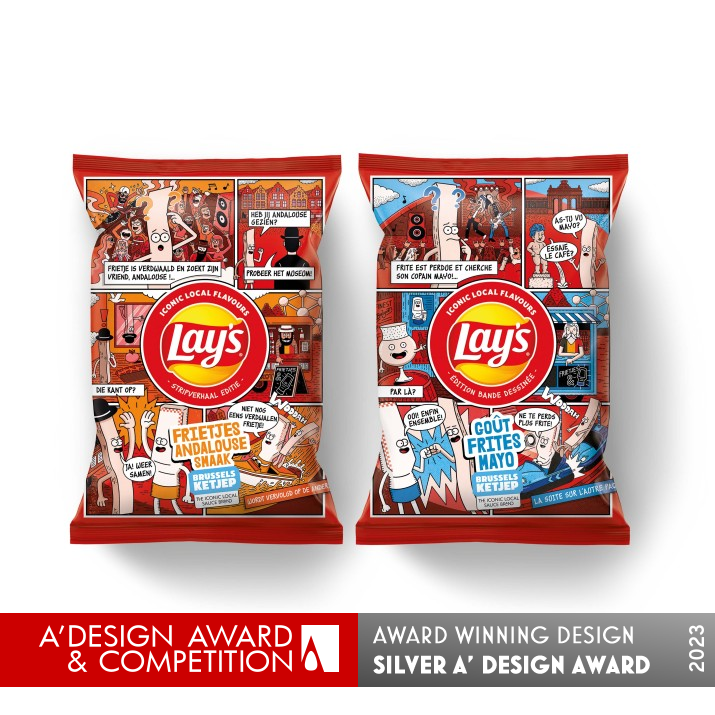 Lay's More Belgian Really Impossible Food Package Design by PepsiCo Design and Innovation Silver Packaging Design Award Winner 2023 