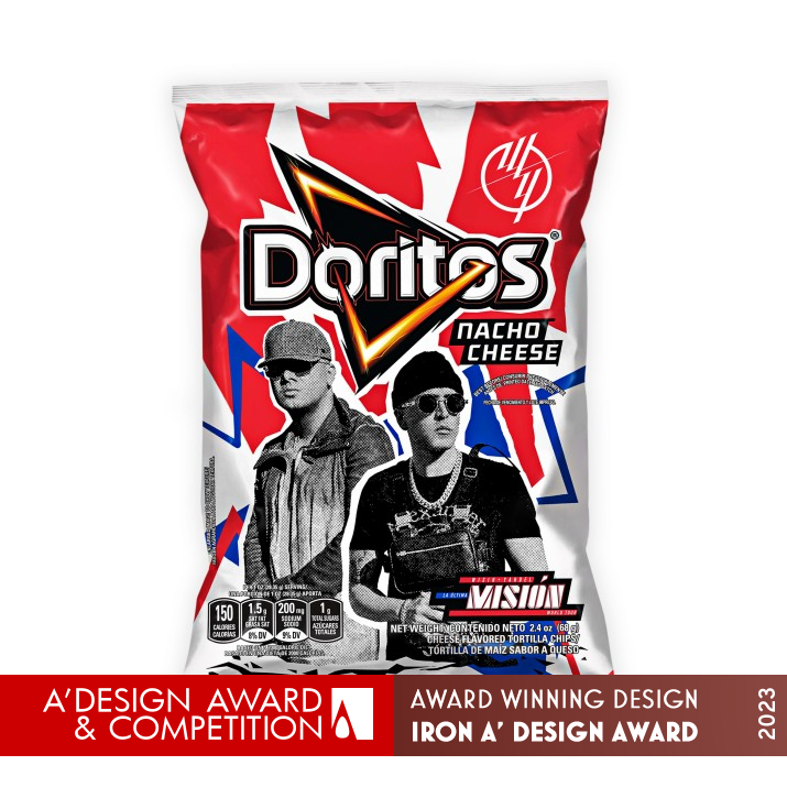 Doritos W and Y Food Packaging by PepsiCo Design and Innovation Iron Limited Edition and Custom Design Award Winner 2023 