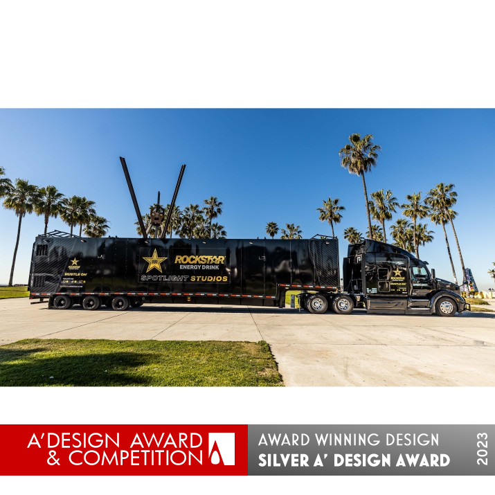 Rockstar Spotlight Studios Brand Experience  by PepsiCo Design and Innovation Silver Advertising, Marketing and Communication Design Award Winner 2023 