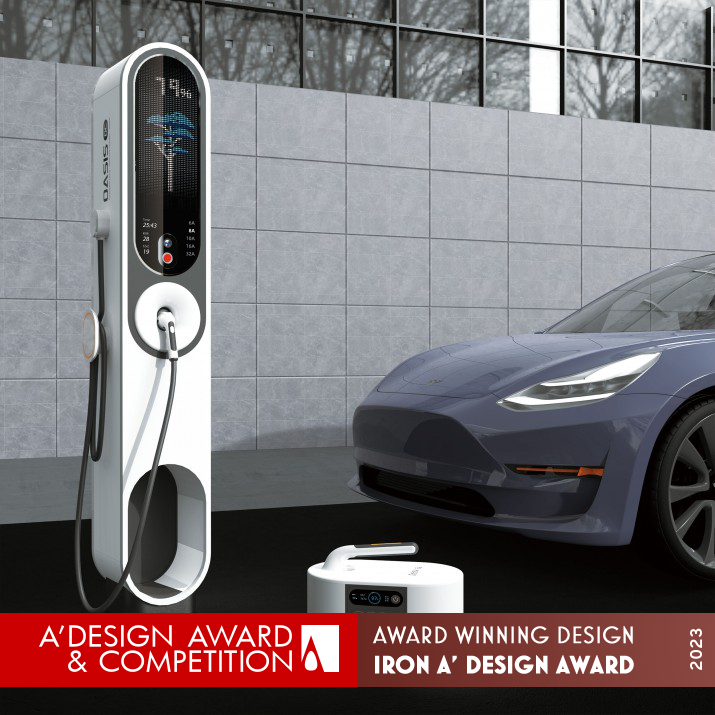 Oasis EV Charger by Yang Feiya, Fan Xujuan and Wu Chunmao Iron Energy Products, Projects and Devices Design Award Winner 2023 