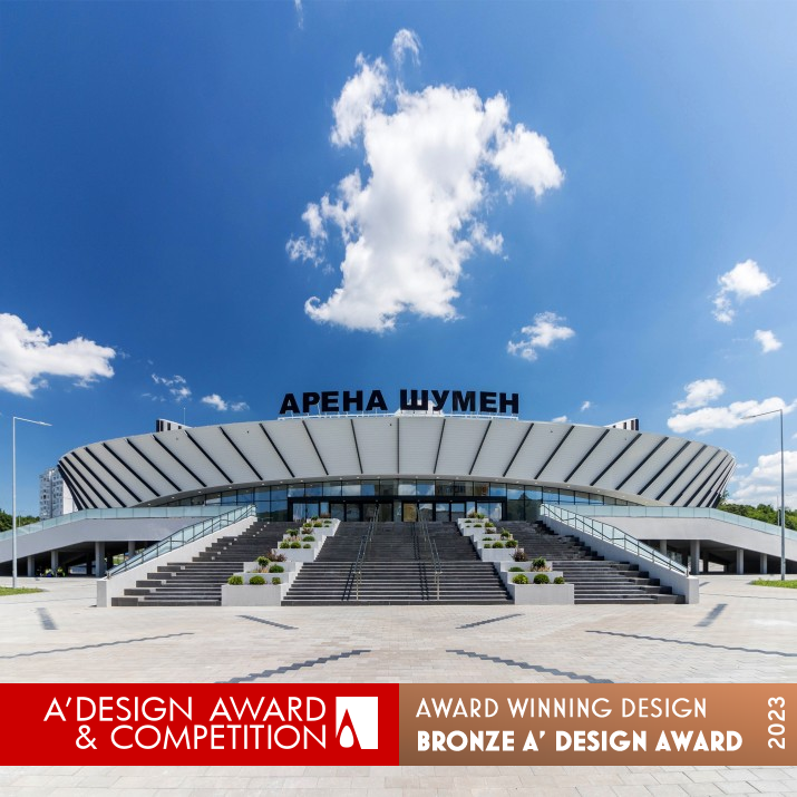 Arena Shumen Multifunctional Sports Hall by Kalloyan Kollev Bronze Architecture, Building and Structure Design Award Winner 2023 