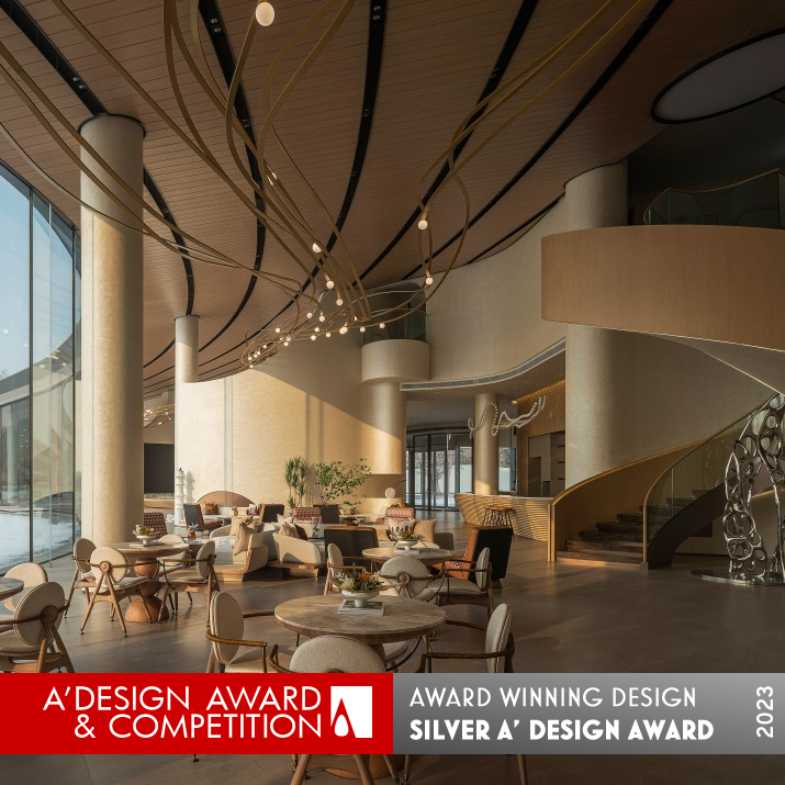 Harbin Imperial Lake Sales Center by Wei Luo Silver Interior Space and Exhibition Design Award Winner 2023 