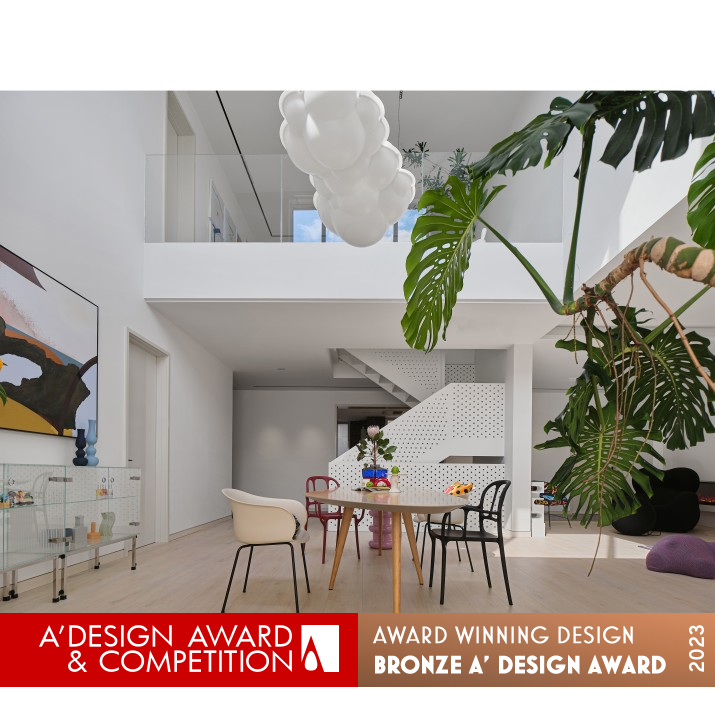 Sandy Beach Residential House by Yuan Yu Bronze Interior Space and Exhibition Design Award Winner 2023 