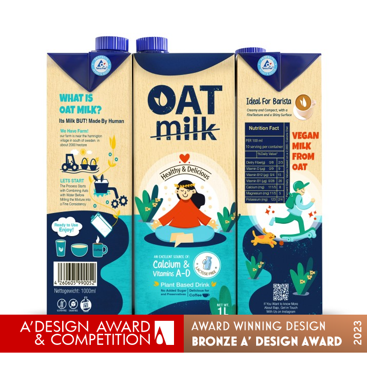 Oat Milk Packaging Design