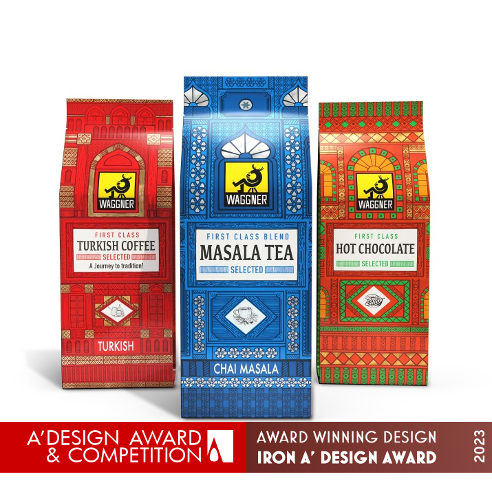 Waggner Coffee Packaging by Wallrus Design Studio Iron Packaging Design Award Winner 2023 
