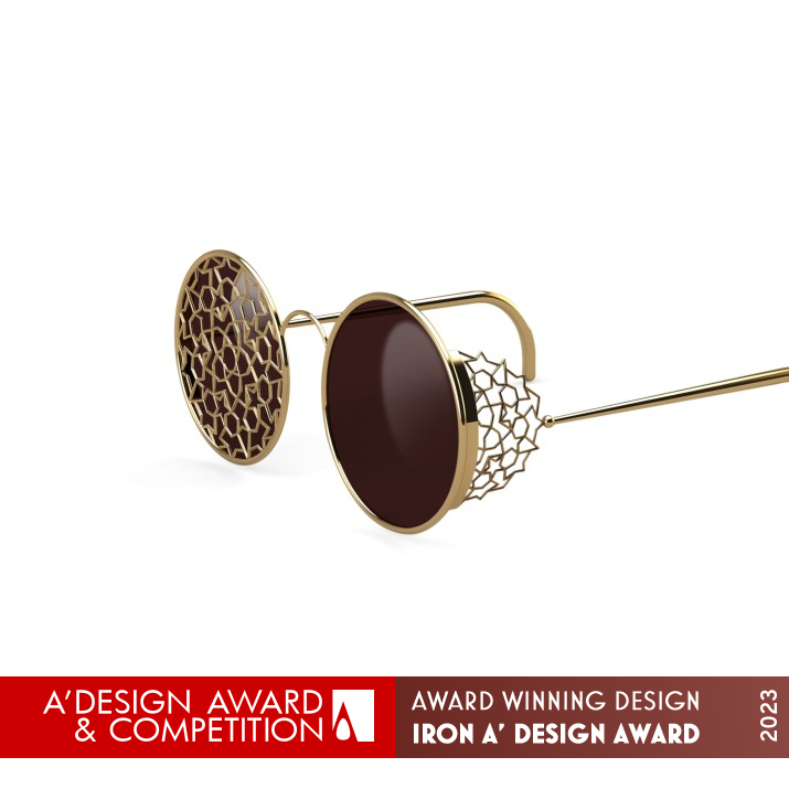 Beautiful Darkness Eyewear by Sanaz Ghafari Iron Eyewear Design Award Winner 2023 