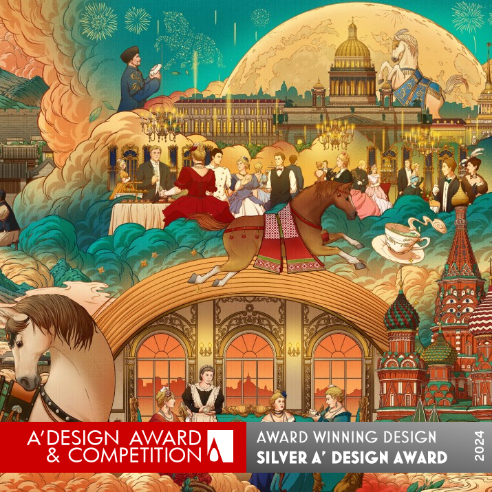 Trip of Tea Illustrations by Yao Wu Silver Graphics, Illustration and Visual Communication Design Award Winner 2024 