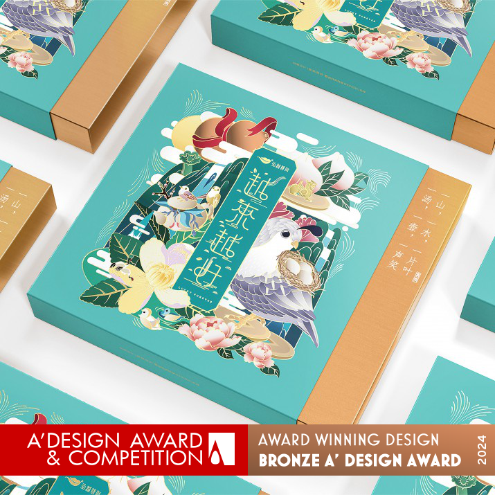 Lucky Forever Tea Packaging by Shenzhen Banana Design Co. Ltd Bronze Packaging Design Award Winner 2024 