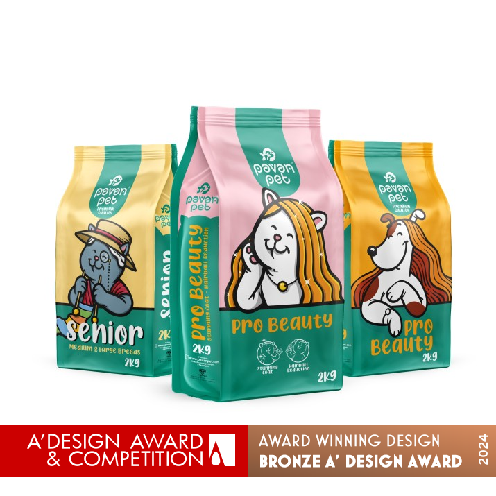 Pavanpet Pet Foods by Mohsen Koofiani Bronze Packaging Design Award Winner 2024 