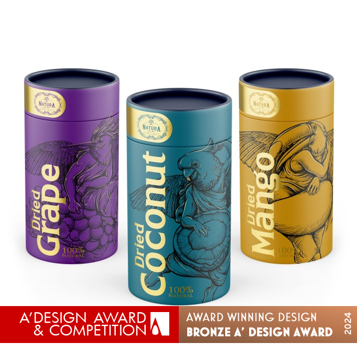 Natura Dried Fruits Dried Fruits by Mohsen Koofiani Bronze Packaging Design Award Winner 2024 