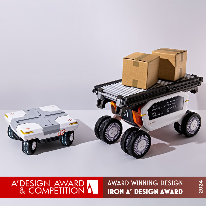 Cos Conveyer Pro Transport Goods Vehicle by Chien Yu-Chieh and Li Kai-Chu Iron Robotics, Automaton and Automation Design Award Winner 2024 