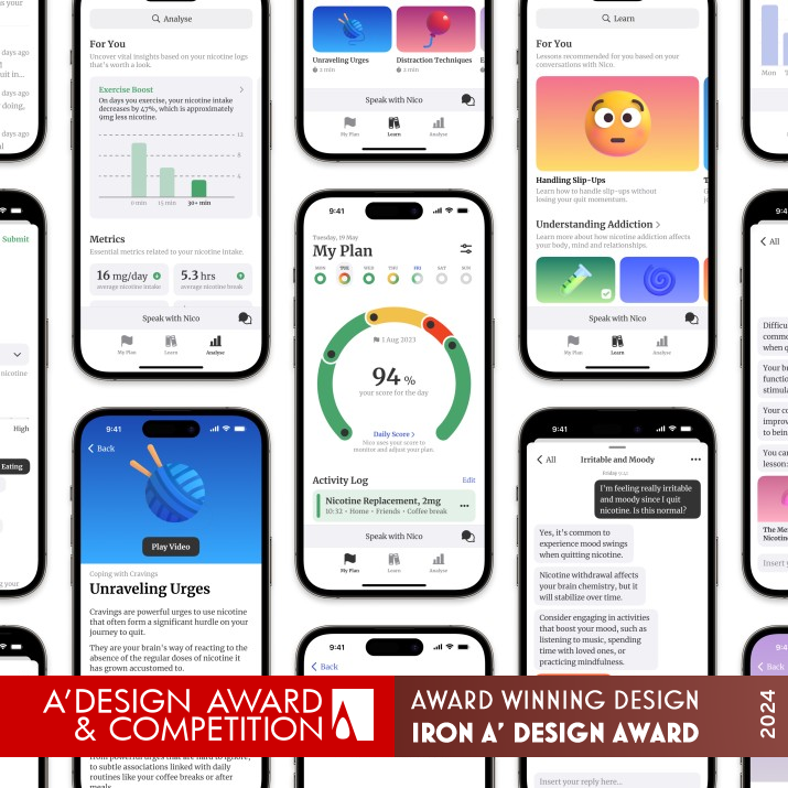 Nico Mobile App by Caglar Araz Iron Mobile Technologies, Applications and Software Design Award Winner 2024 