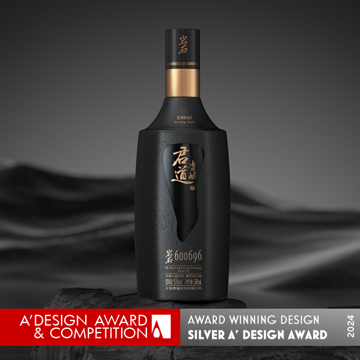 JunDao GuiNiang Rock  Chinese Baijiu Packaging by Liang Chen Silver Packaging Design Award Winner 2024 