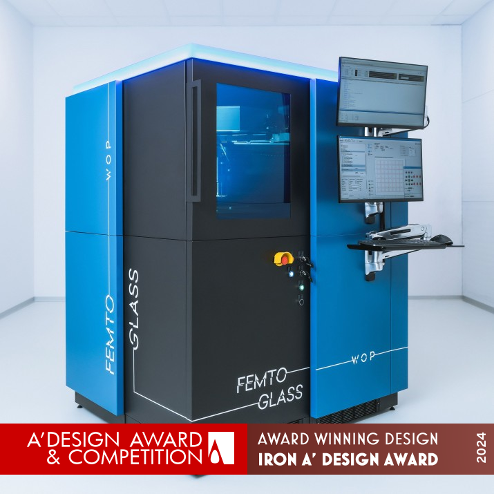 FemtoGlass   Glass Cutting and Dicing Workstation by Desdorp Studio Iron Manufacturing and Processing Machinery Design Award Winner 2024 