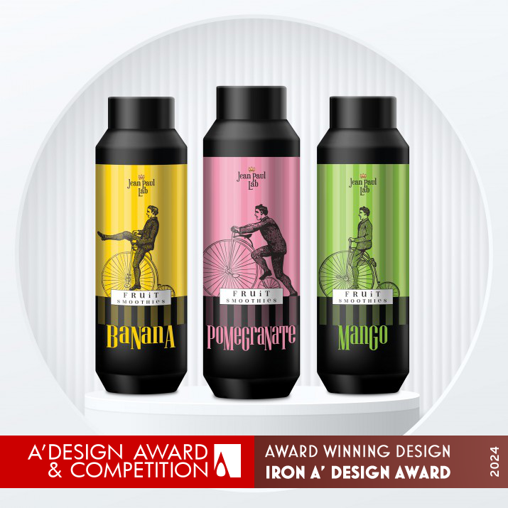 Smoothies Food Branding by Andromachi Kakava Iron Packaging Design Award Winner 2024 