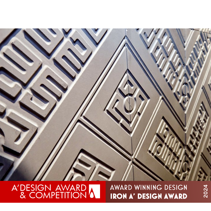 Cultura Concrete Wall Tile by Gabriel Costa Iron Building Materials and Construction Components Design Award Winner 2024 