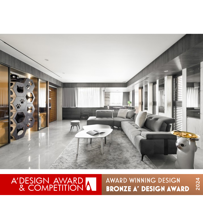 Purrfect Domicile Interior Design by Zhan Hao Interior Design Limied Bronze Interior Space and Exhibition Design Award Winner 2024 