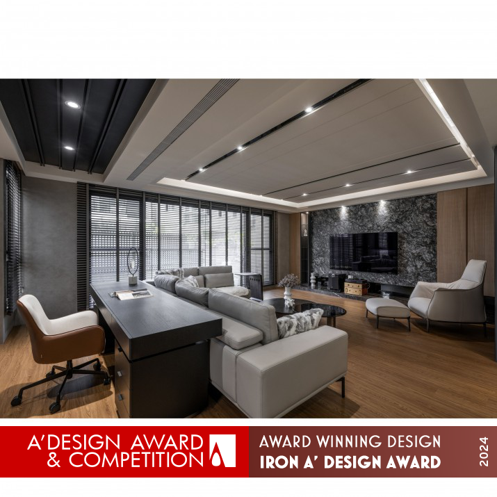 Warm Day Residential House by Chih Hsien Chen Iron Interior Space and Exhibition Design Award Winner 2024 