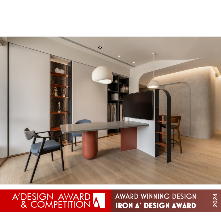 Tranquil Office by Zhi-Bang Wang Iron Interior Space and Exhibition Design Award Winner 2024 