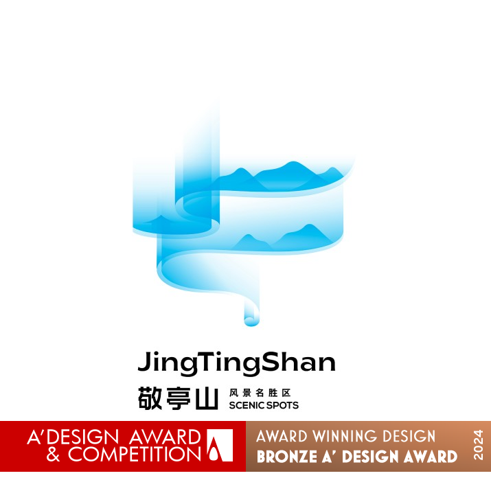 Jingting Mountain Scenic Area Brand Identity by Zhejiang Gongshang University Bronze Graphics, Illustration and Visual Communication Design Award Winner 2024 