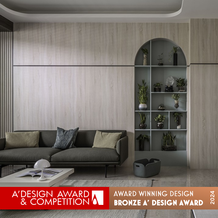 Nature Palettes Residential House by Dx Space Bronze Interior Space and Exhibition Design Award Winner 2024 