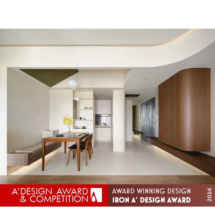 Green Nest Residential Apartment by Yu Lin Hsu Iron Interior Space and Exhibition Design Award Winner 2024 