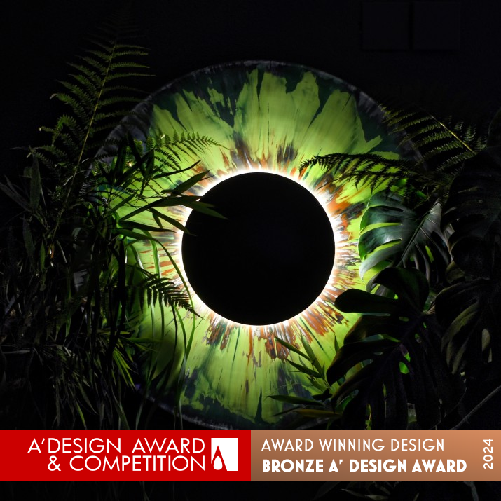 Iris Wall Light by Fabian Bolliger Bronze Lighting Products and Fixtures Design Award Winner 2024 