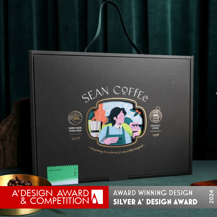 Sean Coffee Gift Box Design by Xue-Wei Chen Silver Packaging Design Award Winner 2024 