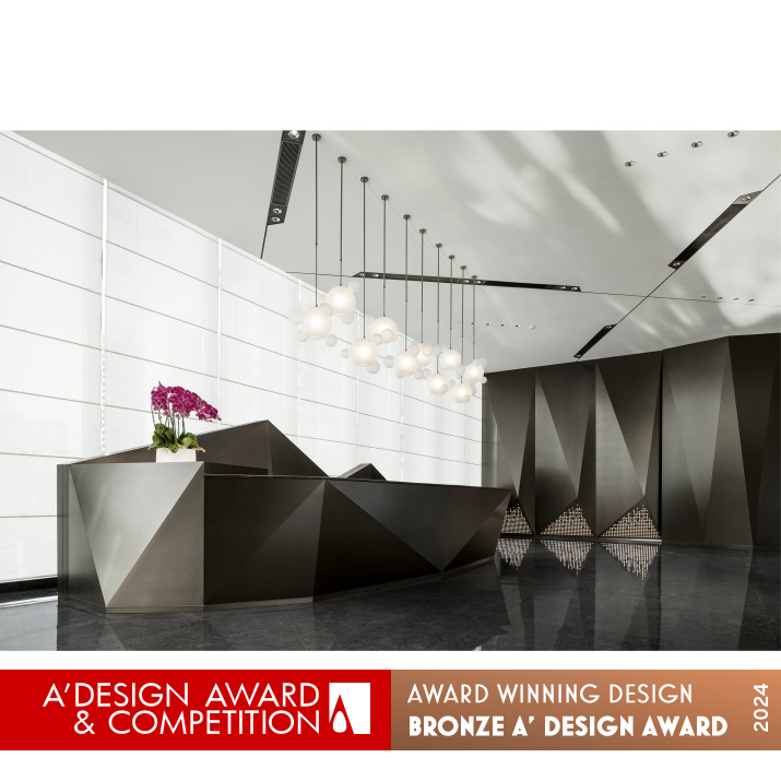 Yunda Riverside Interior Design by Hunan Yunda Sirui Architectural Design Bronze Interior Space and Exhibition Design Award Winner 2024 