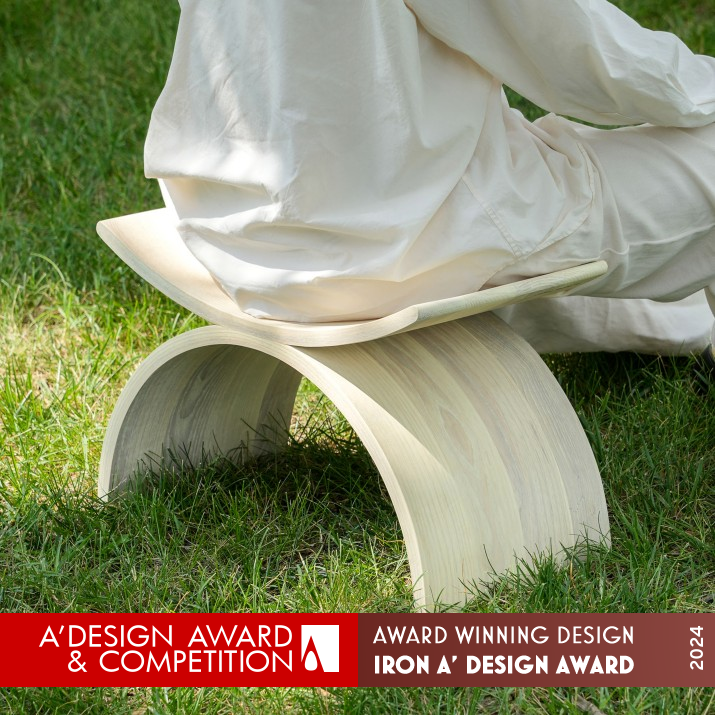 Arcstool Stool by Li Ying Huang Iron Furniture Design Award Winner 2024 