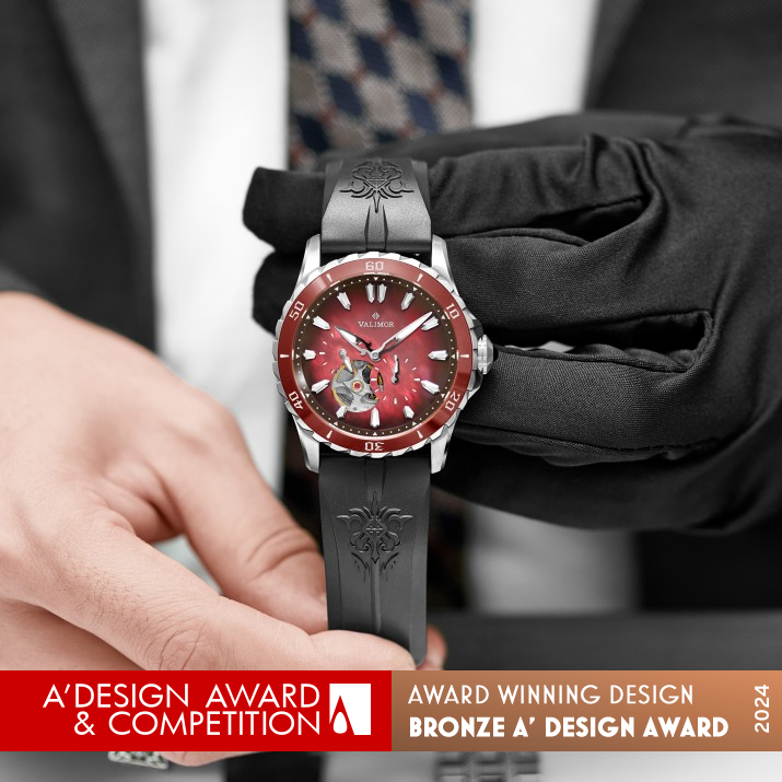 Aurora of Arthur Automatic Wristwatch by Raymond Jones Bronze Watch Design Award Winner 2024 