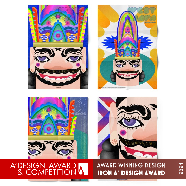 Wayang Golek Cultural Communication by Mengyao Guo Iron Graphics, Illustration and Visual Communication Design Award Winner 2024 