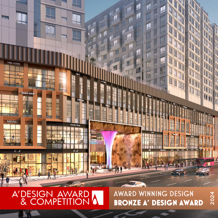 Park Avenue Complex Commercial Space by Minwoo Ahn Bronze Architecture, Building and Structure Design Award Winner 2024 