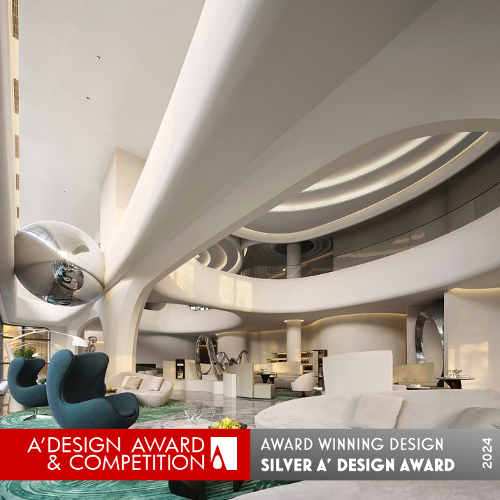 Villa in Clouds Sales Center by Wang Weidong and Han Fang Silver Interior Space and Exhibition Design Award Winner 2024 