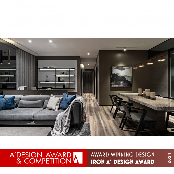 Ink Shade Residence by DanZe Interior Design Iron Interior Space and Exhibition Design Award Winner 2024 