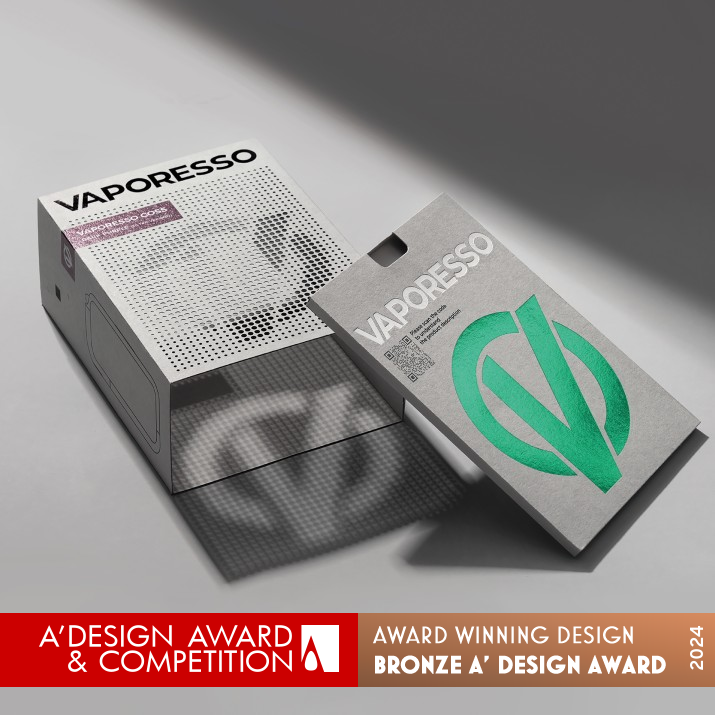 Vaporesso Coss Vaping Device Packaging by Joshua Fischer, Shuyu Yao and Kai Ma Bronze Packaging Design Award Winner 2024 