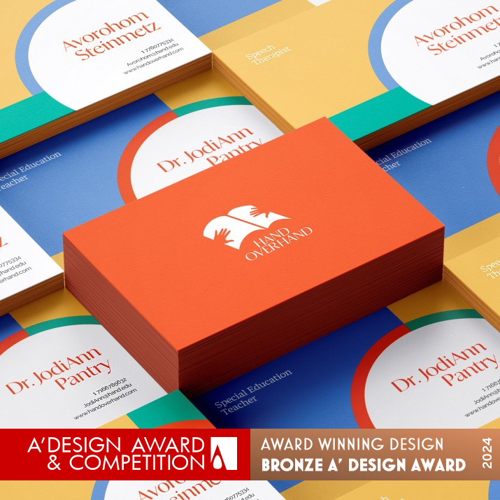 Hand over Hand Brand Identity by Yiwen Zhang Bronze Graphics, Illustration and Visual Communication Design Award Winner 2024 