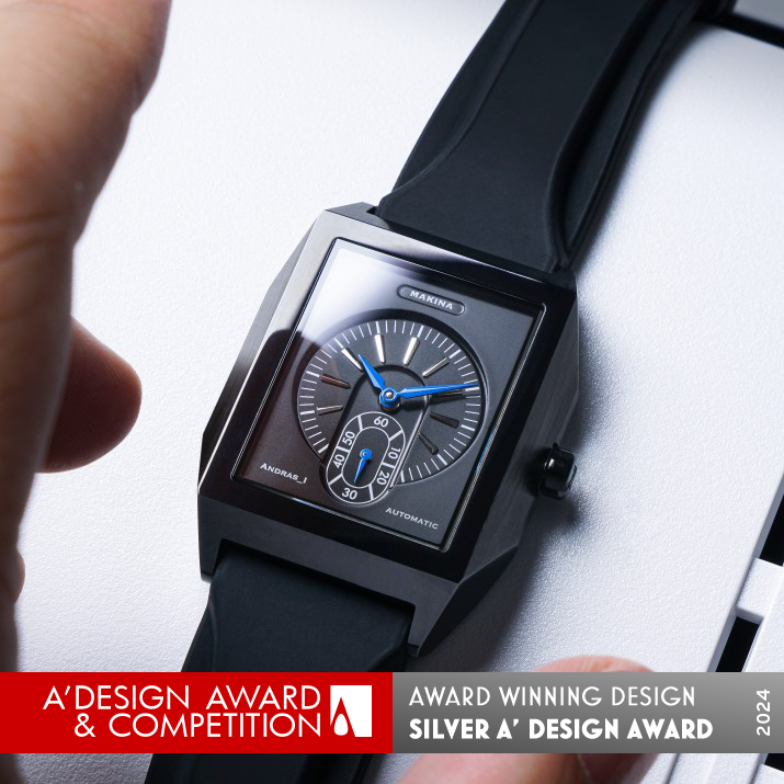 Makina Andras I Watch by Danilo Villanueva Silver Watch Design Award Winner 2024 