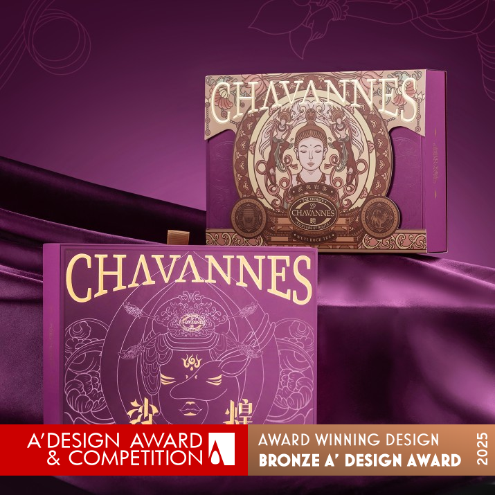 Chavannes Tea Package by Yifu Pan Bronze Packaging Design Award Winner 2025 