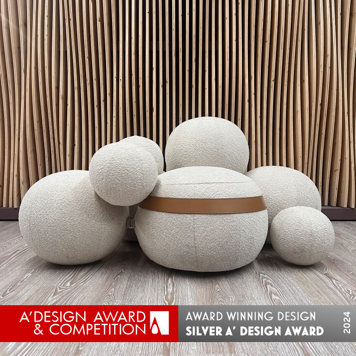 Ariu Armchair by Research and Development Design Italia Srl Silver Furniture Design Award Winner 2024 