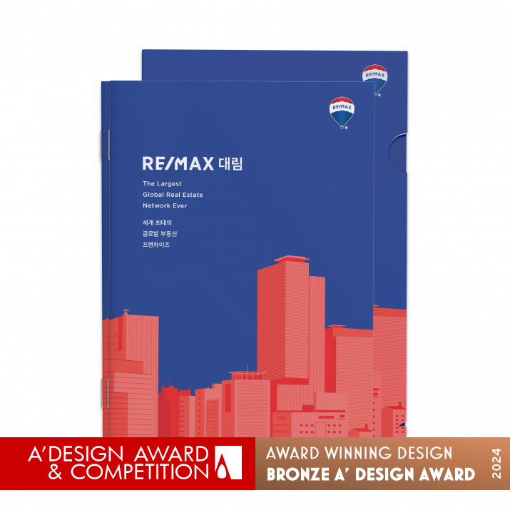 RE MAX Daelim Brochure Kit by Sang Ryu Bronze Print and Published Media Design Award Winner 2024 