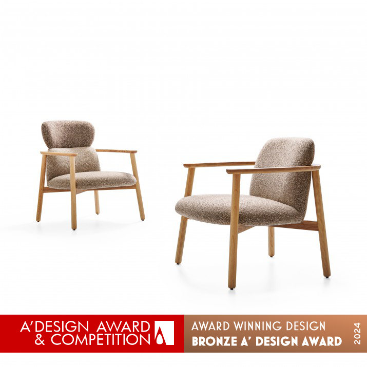 Well's Lounge Chair by Emre Oner Bronze Furniture Design Award Winner 2024 