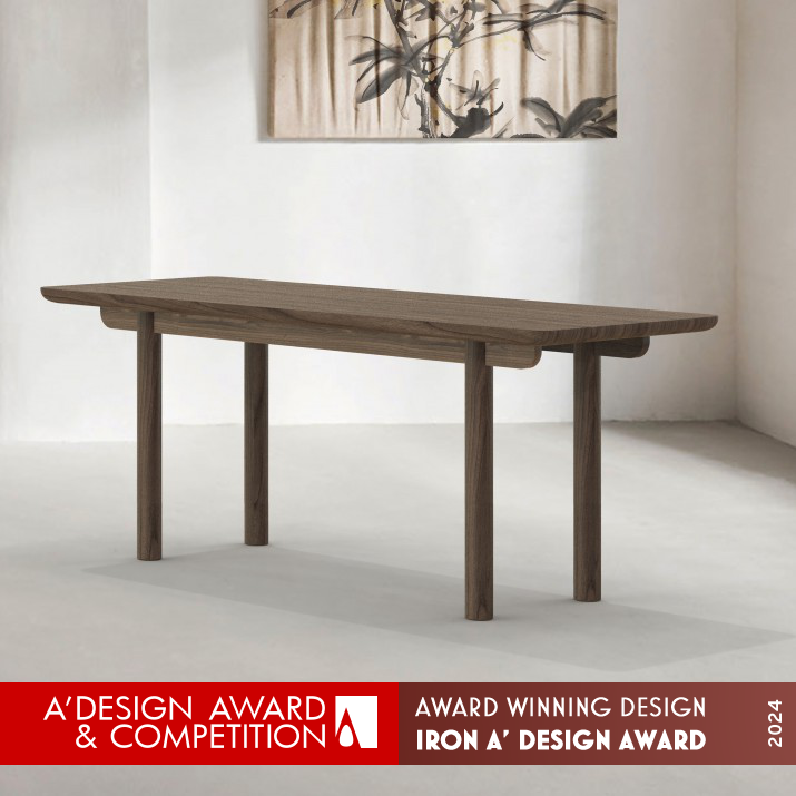 Bucket Arch Tea Table by Yi Lu Iron Furniture Design Award Winner 2024 