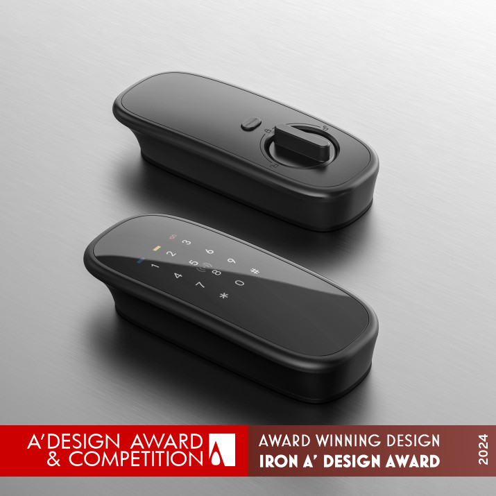 Model Q Smart Door Lock by Yu-Cheng Lai Iron Furniture Accessories, Hardware and Materials Design Award Winner 2024 