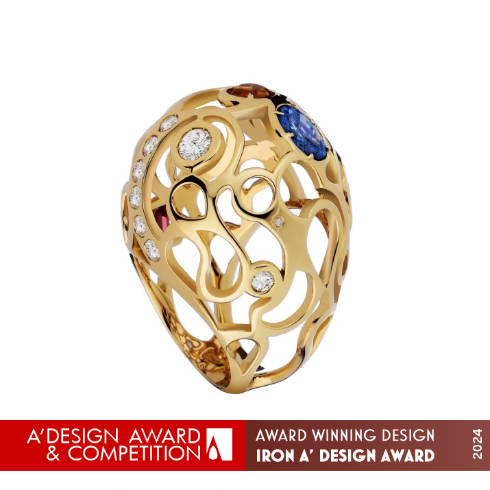 Kashmir Ring by Eleonora Federici Iron Jewelry Design Award Winner 2024 