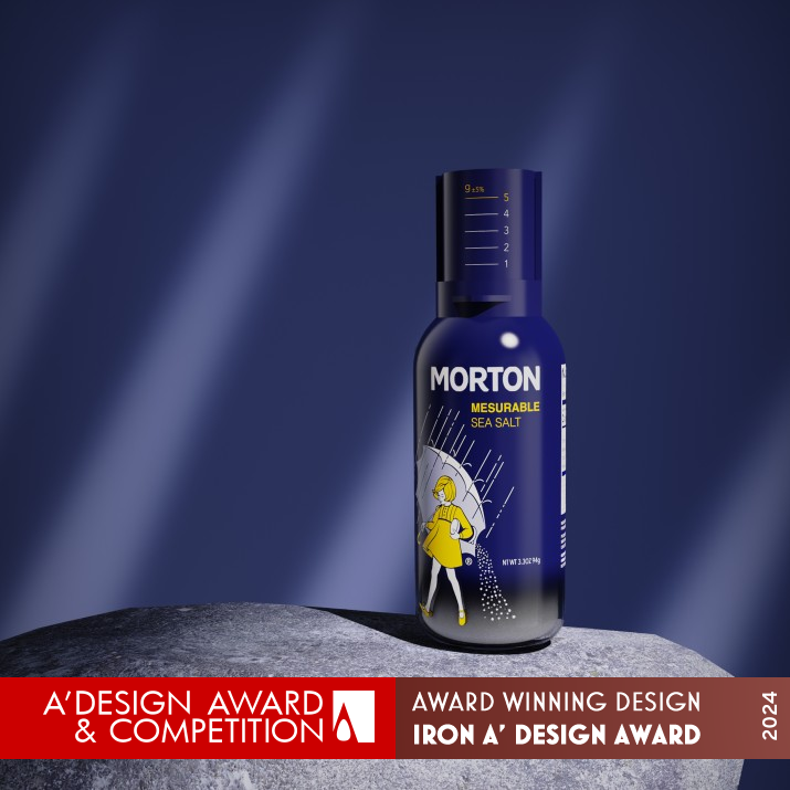 Morton Metering Salt Shaker Package by Xunxing Liang Iron Packaging Design Award Winner 2024 