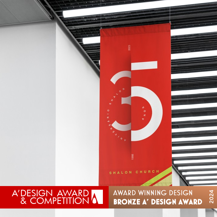 35 Anos Shalon Logotipo by Eluan Araujo Bronze Graphics, Illustration and Visual Communication Design Award Winner 2024 