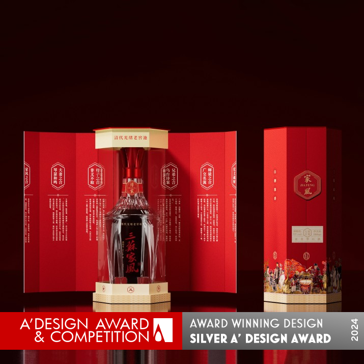 Inheritance Chinese Liquor Packaging by Easyou Design Silver Packaging Design Award Winner 2024 